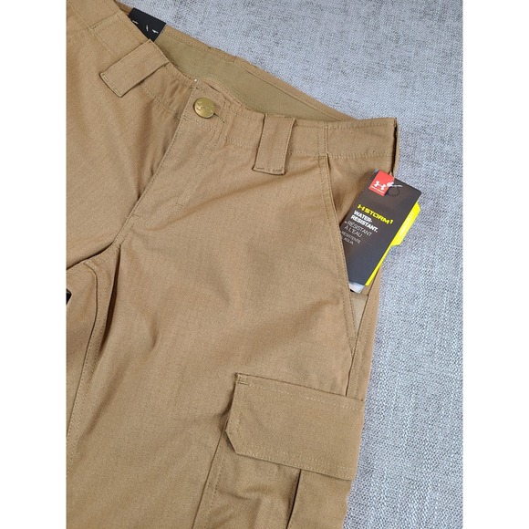 Under Armour Pants - *NWT* Under Armour Pants Women 6 Brown Cargo Tactical Patrol Ripstop Loose Storm